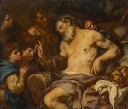 Johann Carl Loth Jakob segnet Ephraim und Manasse France oil painting artist